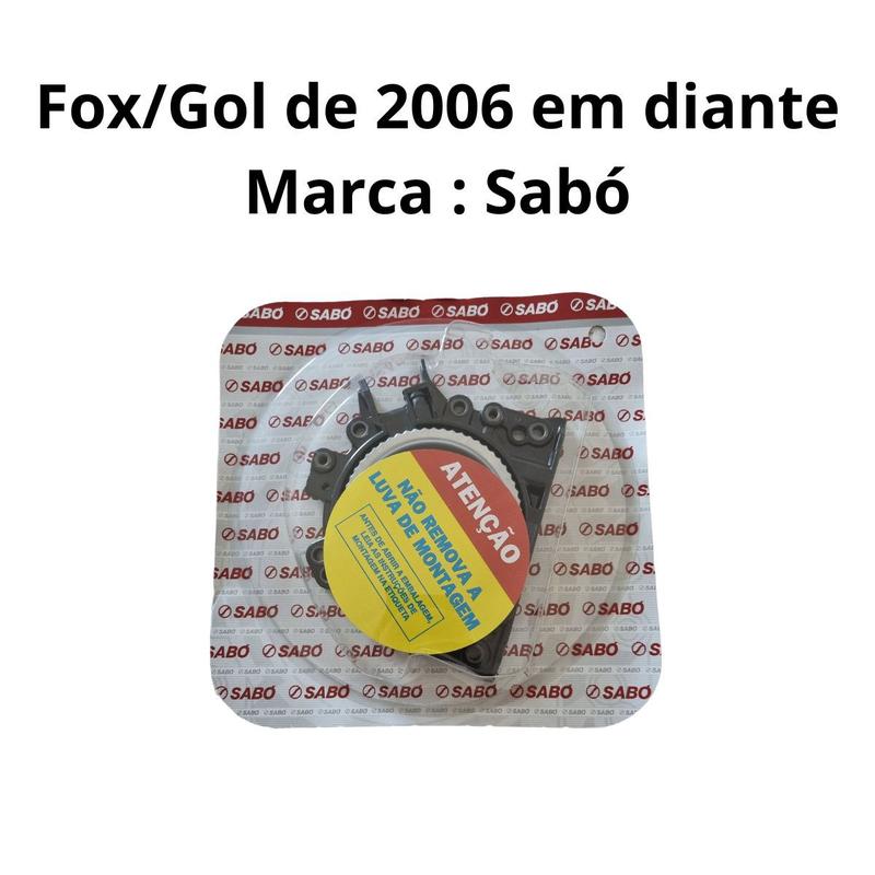 Retentor Flange Virabrequim Sabó 05801 IOSS VW Fox Gol 2006 em